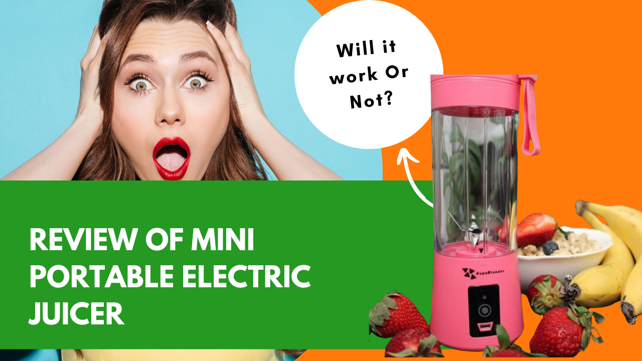 Load video: Electric Juicer Detail Review
